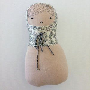 H Luv Handmade Cotton Matryoshka Girl Plush Toy